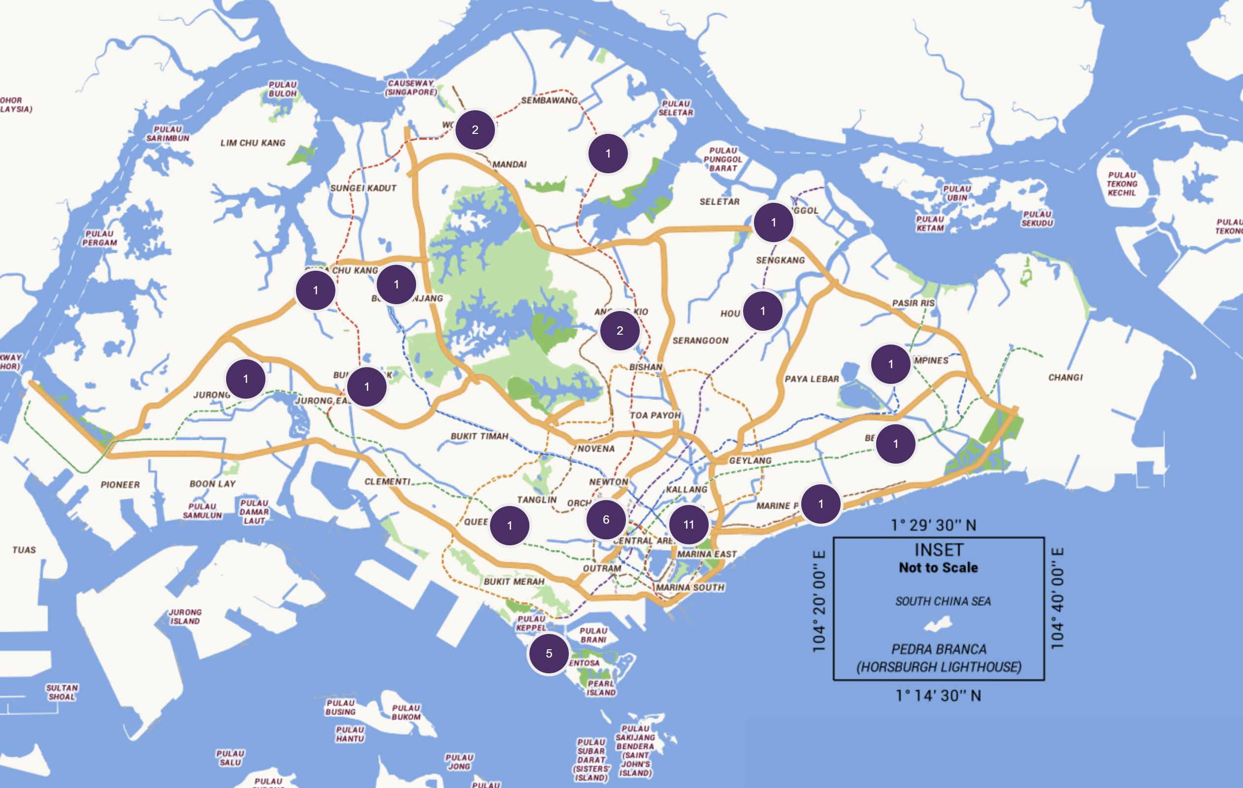 New Year Events Map